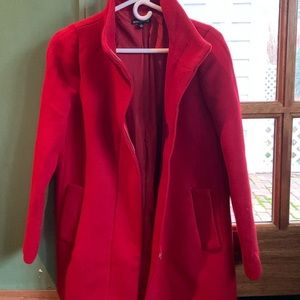 Beautiful red city coat